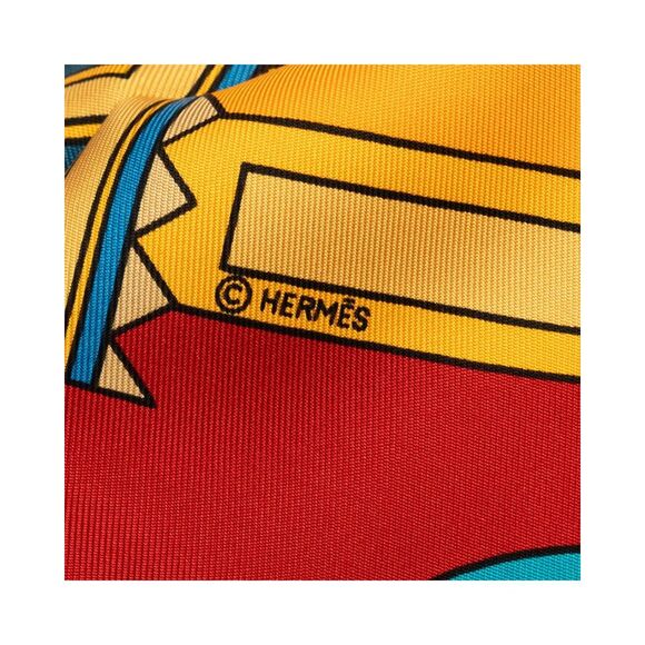 Pre Loved Hermes Silk Persepolis Scarf with  Carre Design - Excellent Condition - Picture 5 of 6